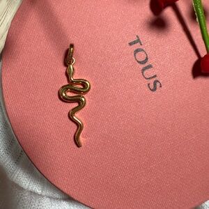 New! 🆕 Tous Gold Serpentine pendant 18kt 925